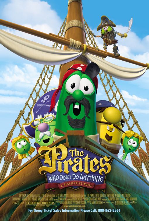 The Pirates Who Don't Do Anything A Veggie Tales Movie - Movie Poster  Canvas Wall Art - Bed Bath & Beyond - 24127948