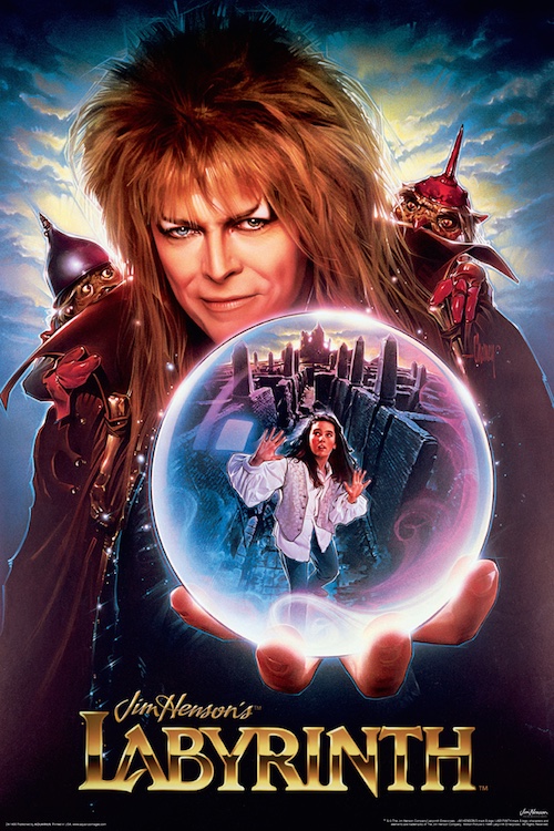 Labyrinth movie poster [David Bowie, Jennifer Connelly] 24x36