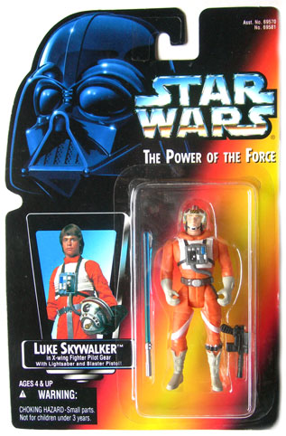 Star Wars POTF: Luke Skywalker X-Wing short saber figure (Kenner/1995)