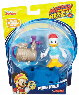 Mickey and the Roadster Racers: Painter Donald Duck figure (Disney)