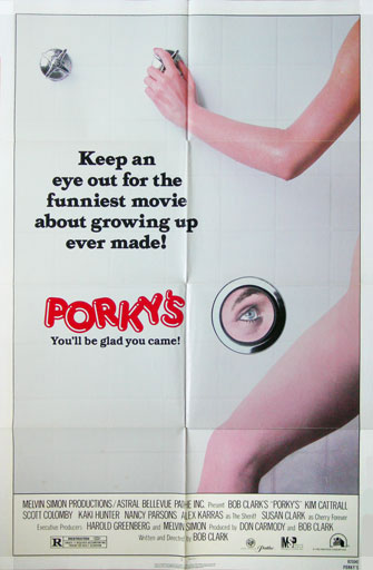 Porkys Movie Poster 1981 Original 27x41 One Sheet